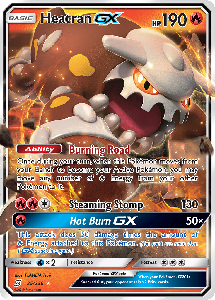 Heatran GX (25/236) [Sun & Moon: Unified Minds] | The Time Vault CA