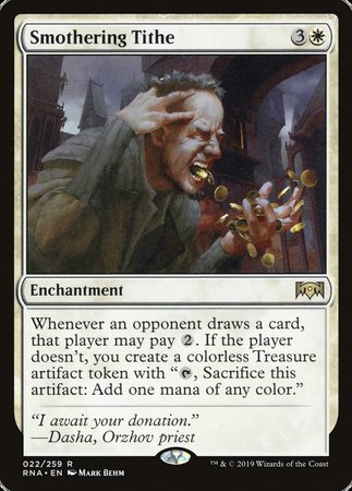 Smothering Tithe [Ravnica Allegiance] | The Time Vault CA