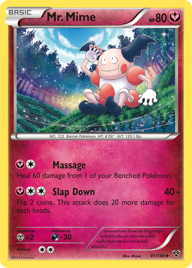 Mr. Mime (91/146) [XY: Base Set] | The Time Vault CA