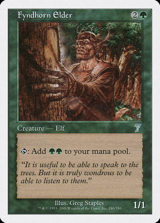 Fyndhorn Elder [Seventh Edition] | The Time Vault CA