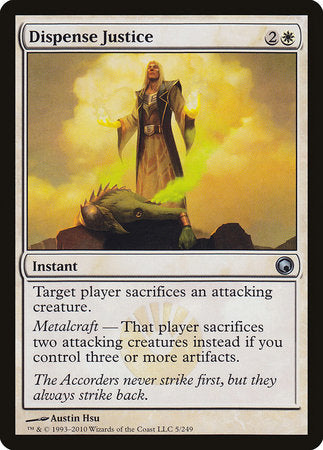 Dispense Justice [Scars of Mirrodin] | The Time Vault CA