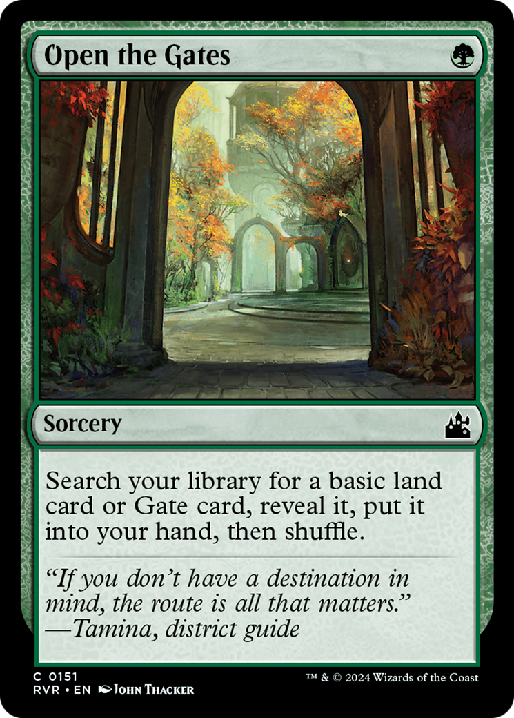 Open the Gates [Ravnica Remastered] | The Time Vault CA