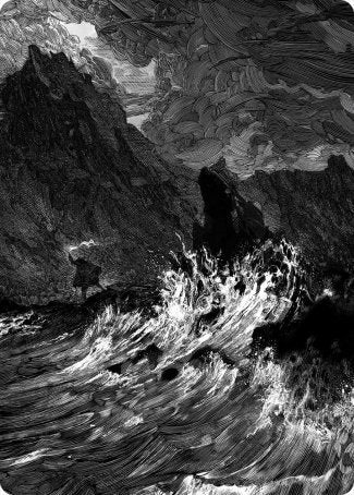 Island Art Card [Innistrad: Midnight Hunt Art Series] | The Time Vault CA