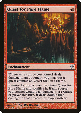 Quest for Pure Flame [Zendikar] | The Time Vault CA