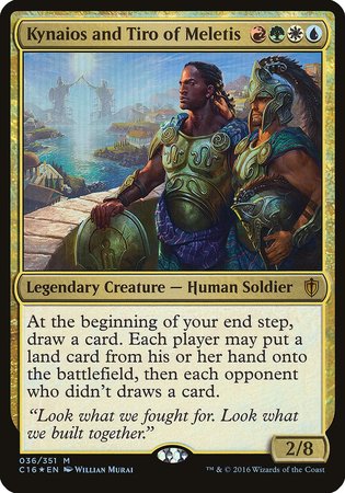 Kynaios and Tiro of Meletis (Commander 2016) [Commander 2016 Oversized] | The Time Vault CA