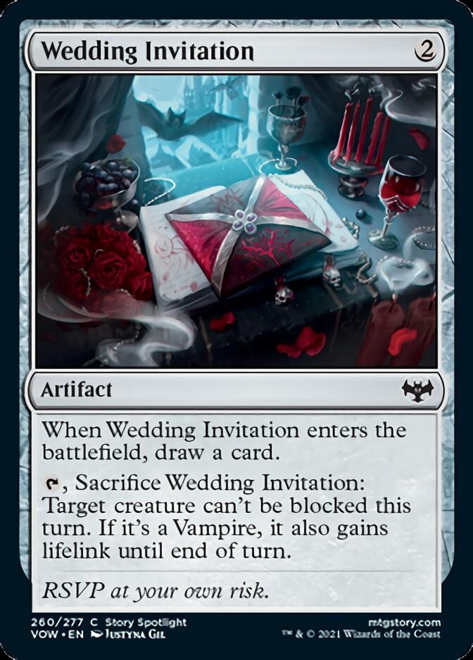 Wedding Invitation [Innistrad: Crimson Vow] | The Time Vault CA