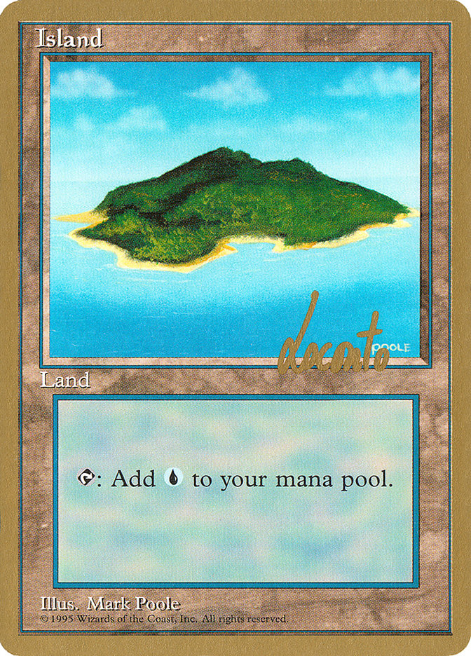 Island (ml367) (Michael Loconto) [Pro Tour Collector Set] | The Time Vault CA