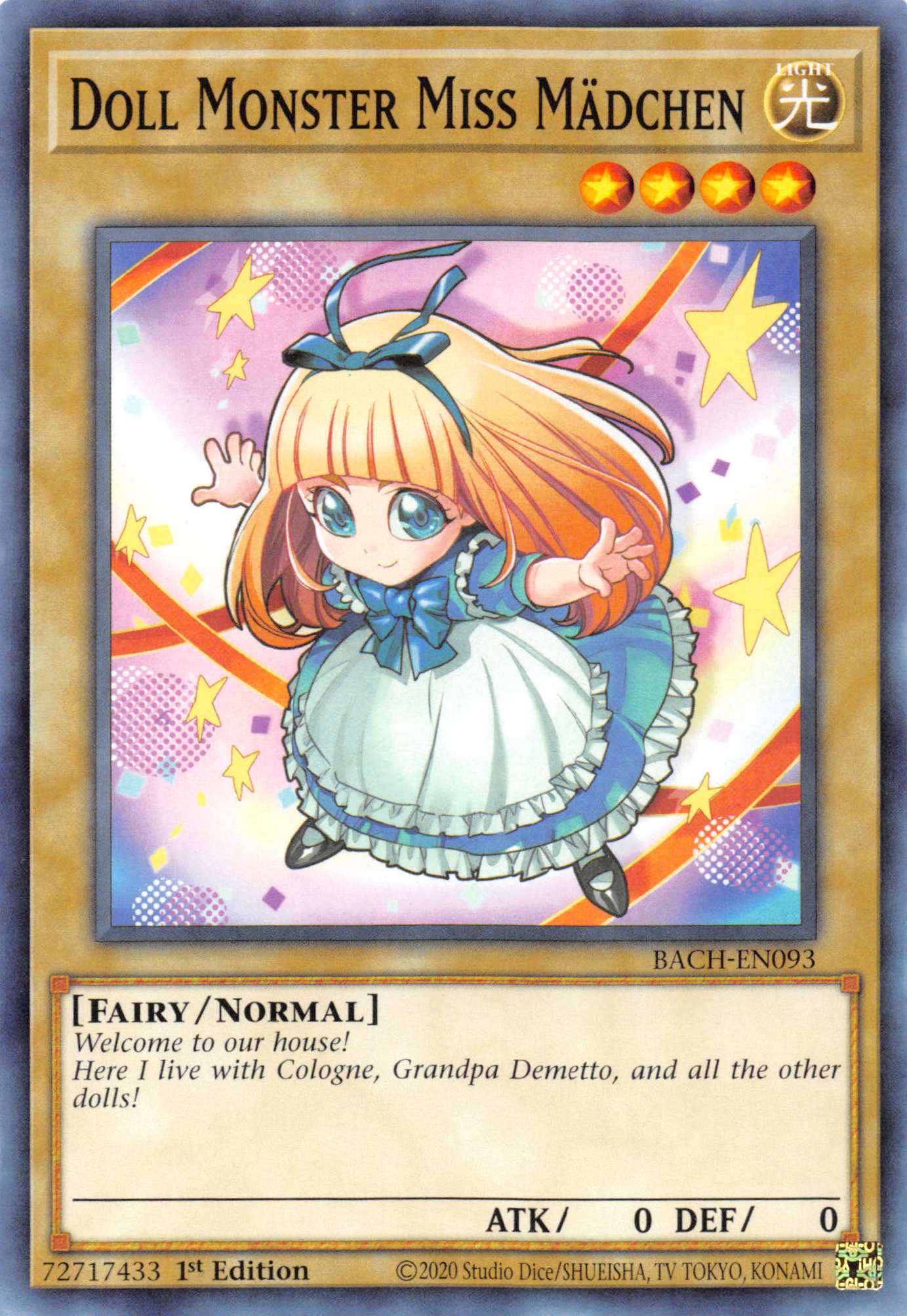 Doll Monster Miss Mädchen [BACH-EN093] Common | The Time Vault CA