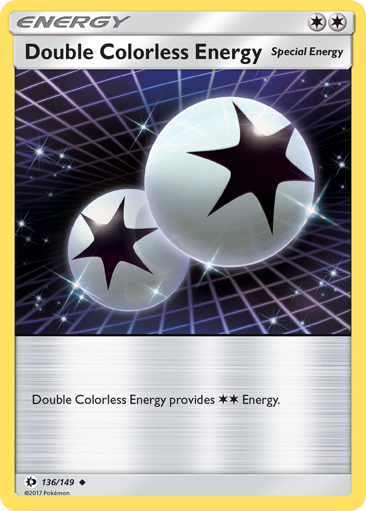 Double Colorless Energy (136/149) [Sun & Moon: Base Set] | The Time Vault CA