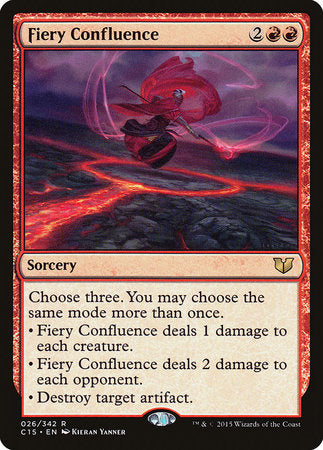 Fiery Confluence [Commander 2015] | The Time Vault CA