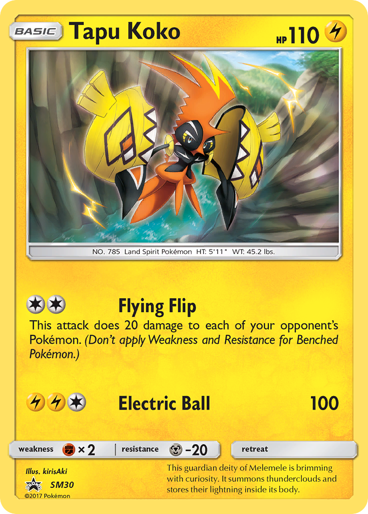 Tapu Koko (SM30) [Sun & Moon: Black Star Promos] | The Time Vault CA