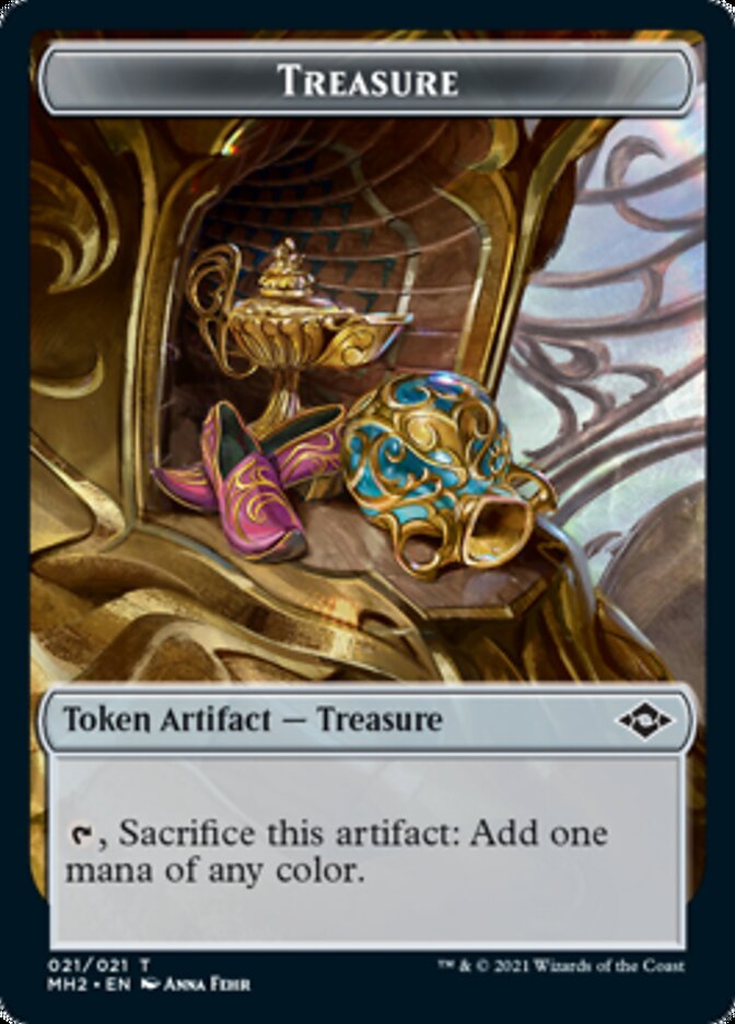 Treasure Token (#21) [Modern Horizons 2 Tokens] | The Time Vault CA