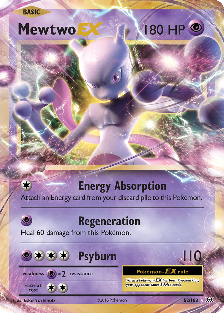 Mewtwo EX (52/108) [XY: Evolutions] | The Time Vault CA