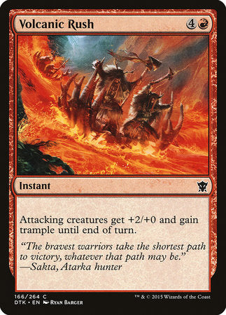 Volcanic Rush [Dragons of Tarkir] | The Time Vault CA