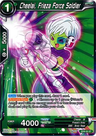 Cheelai, Frieza Force Soldier (Starter Deck - Rising Broly) [SD8-05] | The Time Vault CA