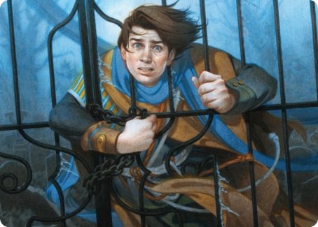 Locked in the Cemetery Art Card [Innistrad: Midnight Hunt Art Series] | The Time Vault CA