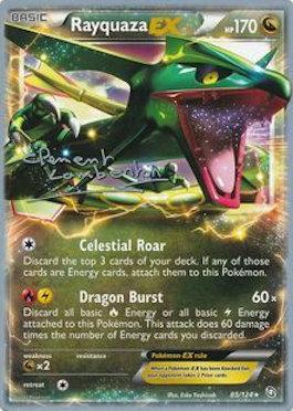 Rayquaza EX (85/124) (Anguille Sous Roche - Clement Lamberton) [World Championships 2013] | The Time Vault CA