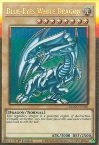 Blue-Eyes White Dragon [MAGO-EN001] Gold Rare | The Time Vault CA