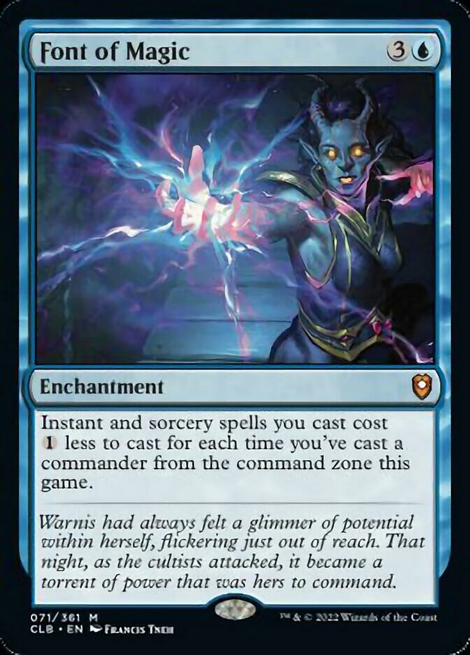 Font of Magic [Commander Legends: Battle for Baldur's Gate] | The Time Vault CA