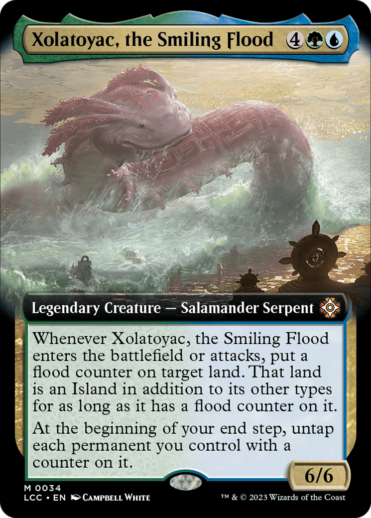 Xolatoyac, the Smiling Flood (Extended Art) [The Lost Caverns of Ixalan Commander] | The Time Vault CA