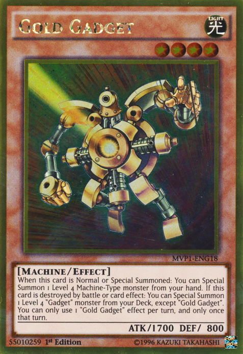 Gold Gadget [MVP1-ENG18] Gold Rare | The Time Vault CA