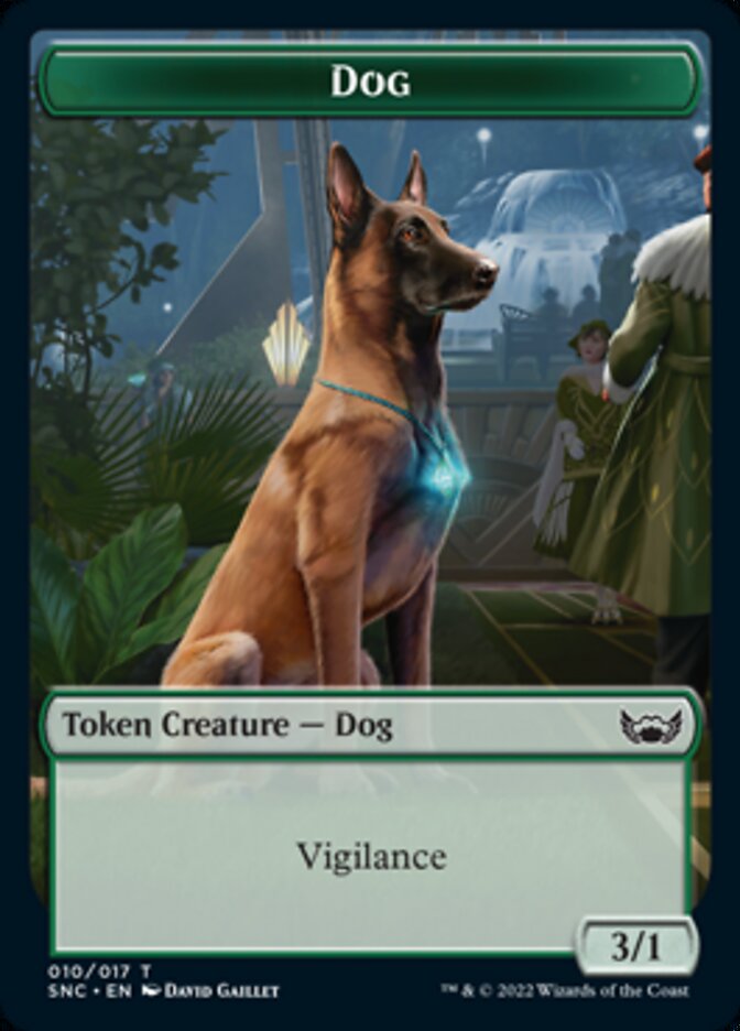 Fish // Dog Double-sided Token [Streets of New Capenna Tokens] | The Time Vault CA