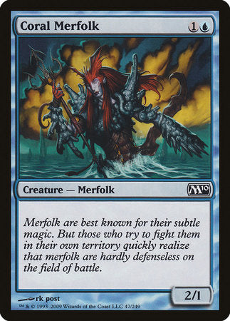 Coral Merfolk [Magic 2010] | The Time Vault CA