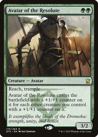 Avatar of the Resolute [Dragons of Tarkir] | The Time Vault CA