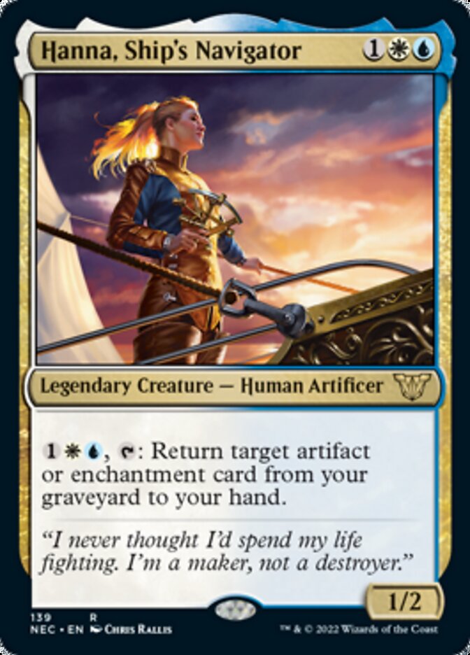 Hanna, Ship's Navigator [Kamigawa: Neon Dynasty Commander] | The Time Vault CA