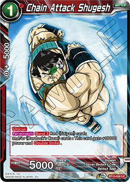 Chain Attack Shugesh (Uncommon) [BT13-008] | The Time Vault CA