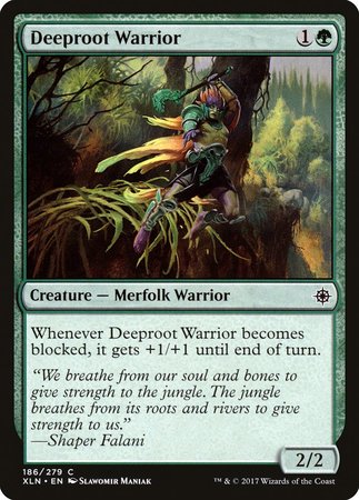 Deeproot Warrior [Ixalan] | The Time Vault CA