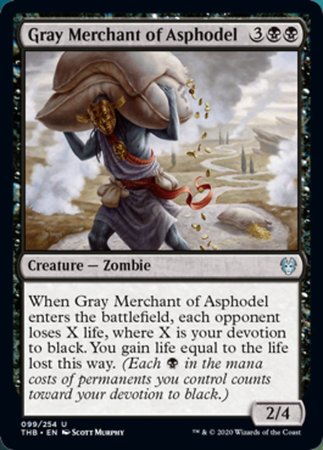 Gray Merchant of Asphodel [Theros Beyond Death] | The Time Vault CA