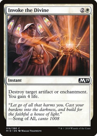 Invoke the Divine [Core Set 2019] | The Time Vault CA