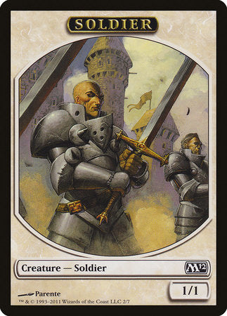Soldier Token [Magic 2012 Tokens] | The Time Vault CA