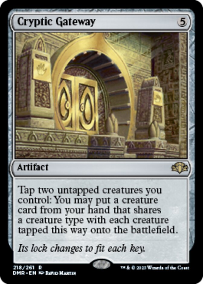 Cryptic Gateway [Dominaria Remastered] | The Time Vault CA