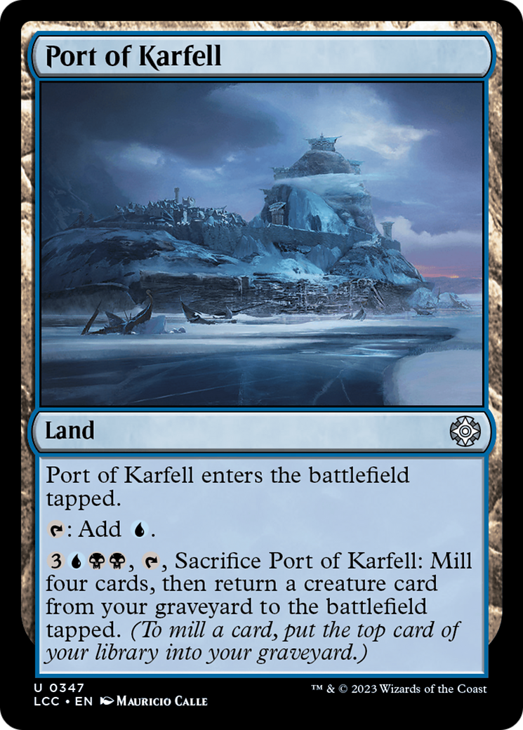 Port of Karfell [The Lost Caverns of Ixalan Commander] | The Time Vault CA