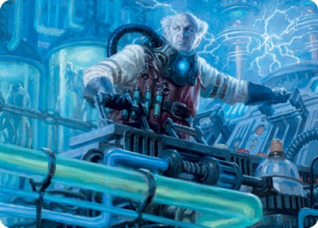 Ludevic, Necrogenius Art Card [Innistrad: Midnight Hunt Art Series] | The Time Vault CA