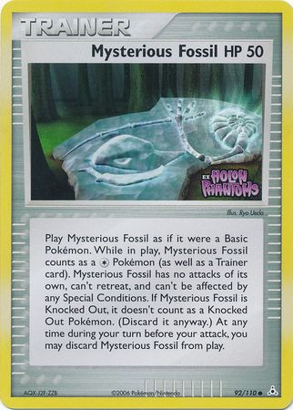 Mysterious Fossil (92/110) (Stamped) [EX: Holon Phantoms] | The Time Vault CA