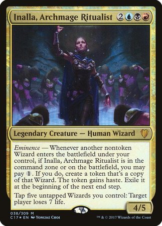 Inalla, Archmage Ritualist [Commander 2017] | The Time Vault CA