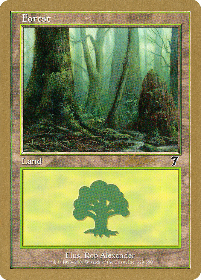 Forest (329) (Sim Han How) [World Championship Decks 2002] | The Time Vault CA