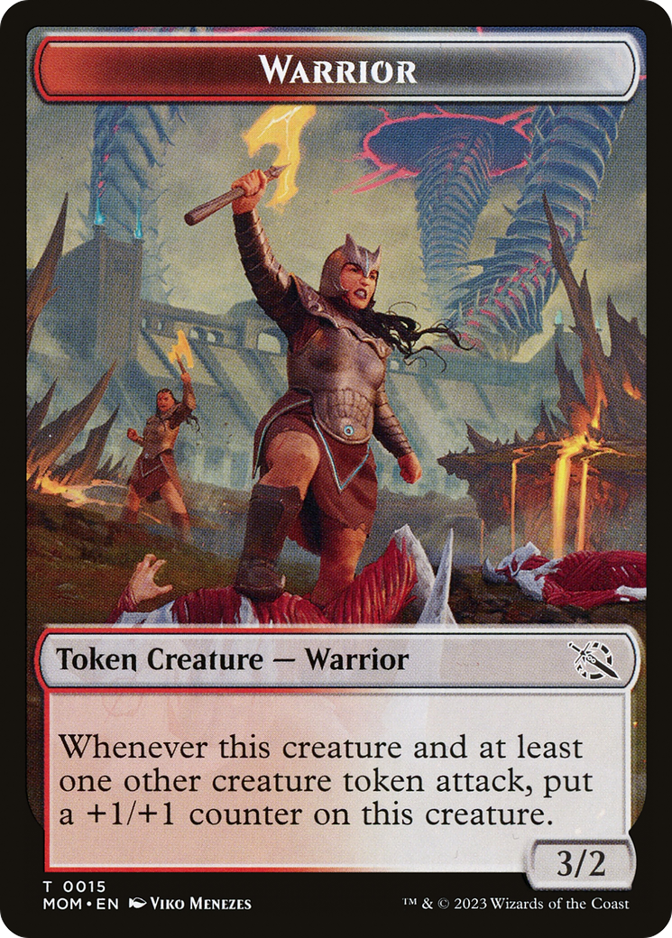 Warrior // Thopter Double-Sided Token [March of the Machine Tokens] | The Time Vault CA