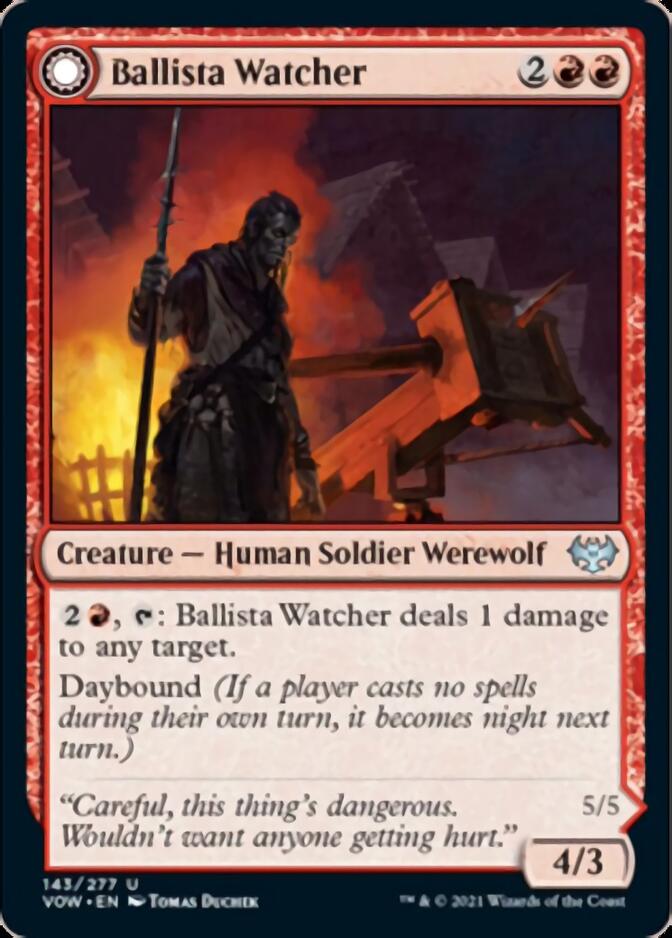 Ballista Watcher // Ballista Wielder [Innistrad: Crimson Vow] | The Time Vault CA