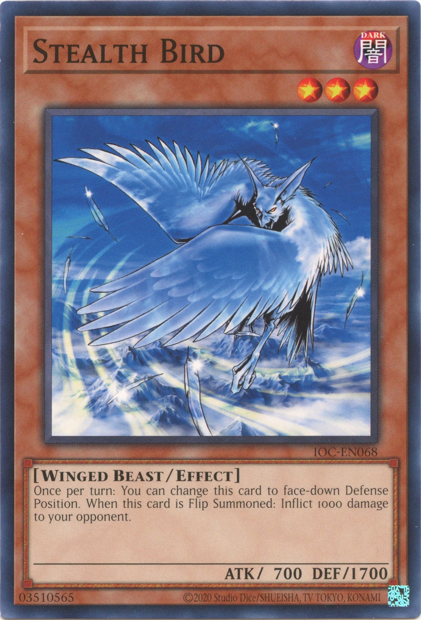 Stealth Bird (25th Anniversary) [IOC-EN068] Common | The Time Vault CA