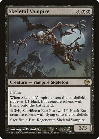 Skeletal Vampire [Duel Decks: Garruk vs. Liliana] | The Time Vault CA