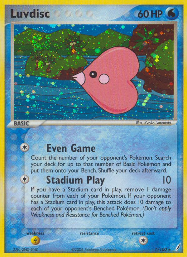 Luvdisc (7/100) [EX: Crystal Guardians] | The Time Vault CA