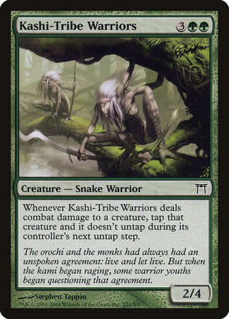 Kashi-Tribe Warriors [Champions of Kamigawa] | The Time Vault CA