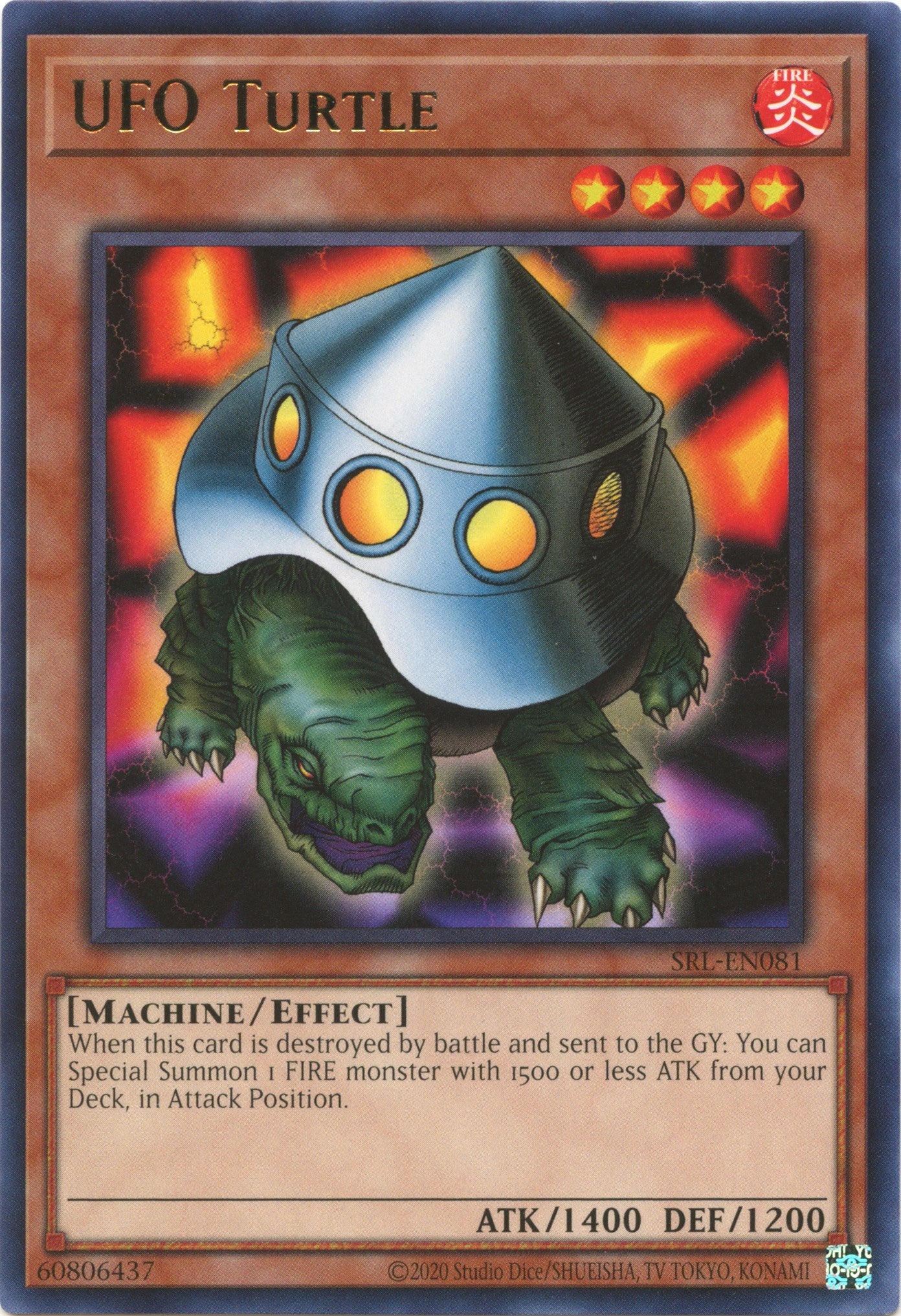 UFO Turtle (25th Anniversary) [SRL-EN081] Rare | The Time Vault CA