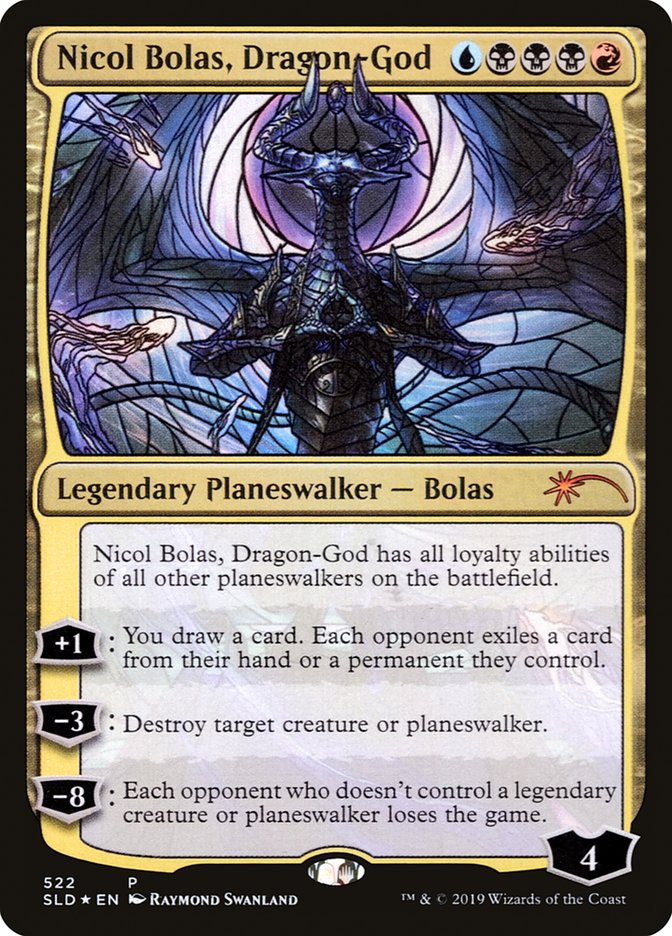 Nicol Bolas, Dragon-God (Stained Glass) [Secret Lair Drop Promos] | The Time Vault CA