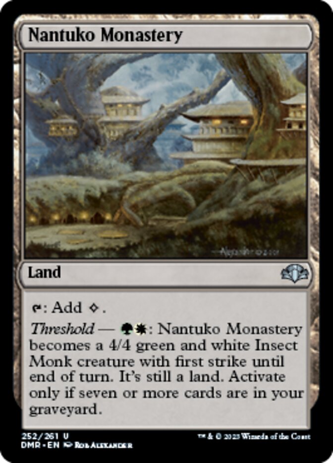 Nantuko Monastery [Dominaria Remastered] | The Time Vault CA