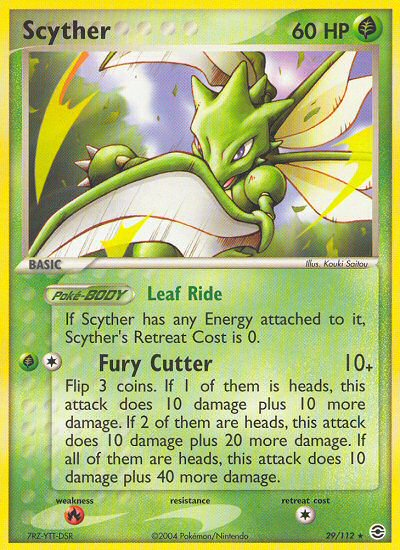 Scyther (29/112) [EX: FireRed & LeafGreen] | The Time Vault CA